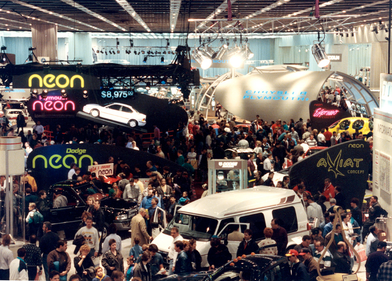 Illustration for article titled This Is How Ridiculous The Detroit Auto Show Will Look In 25 Years